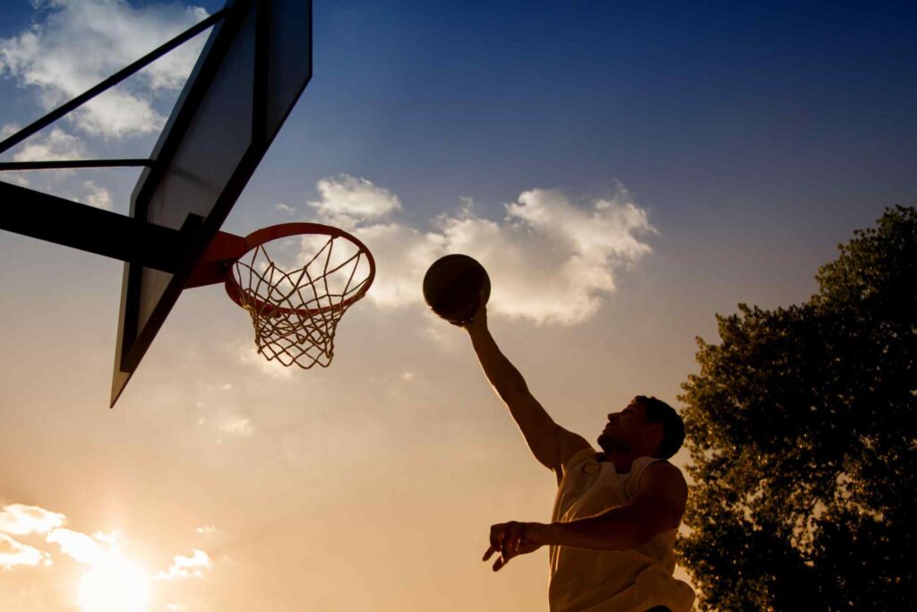 Documentary movie about basketball players